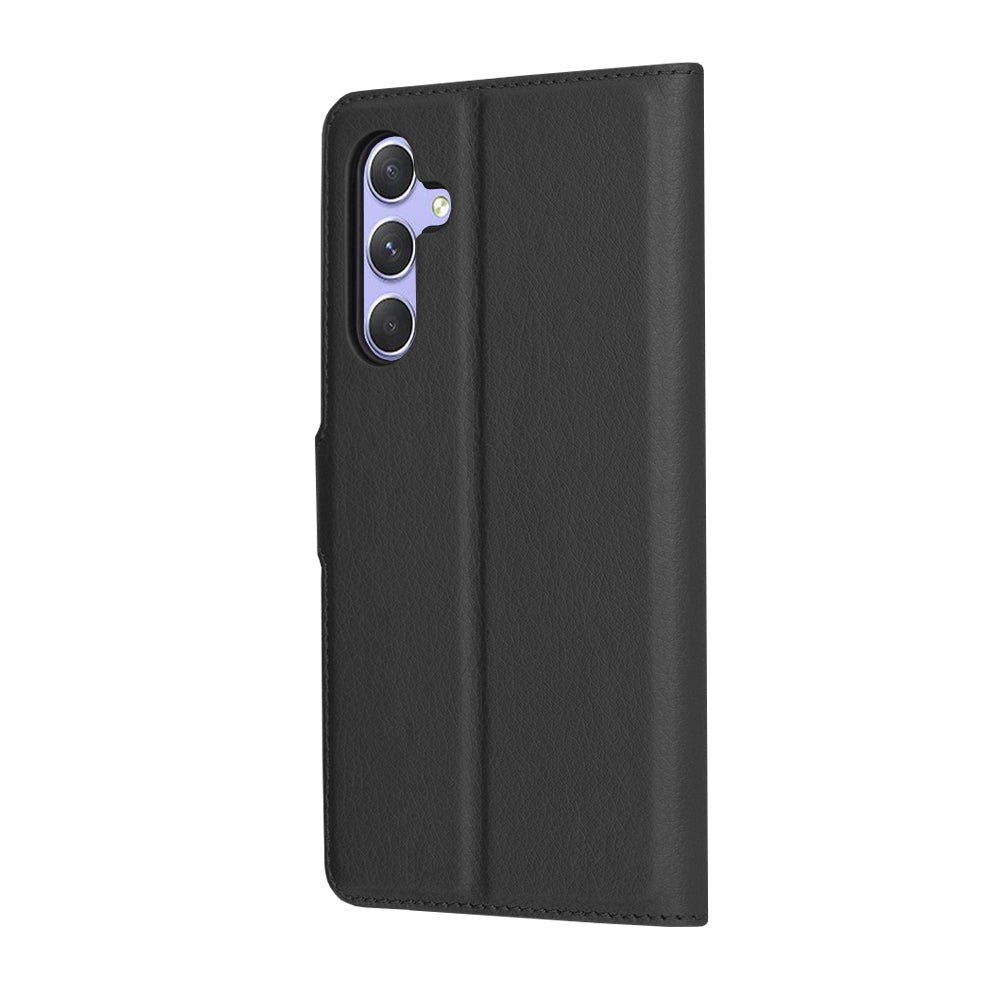 Techsuit - Leather Folio - Galaxy A54 - Black