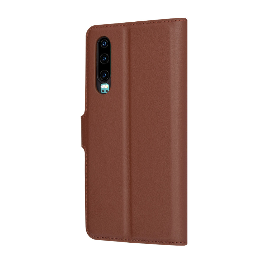 Techsuit - Leather Folio - Huawei P30 - Brown