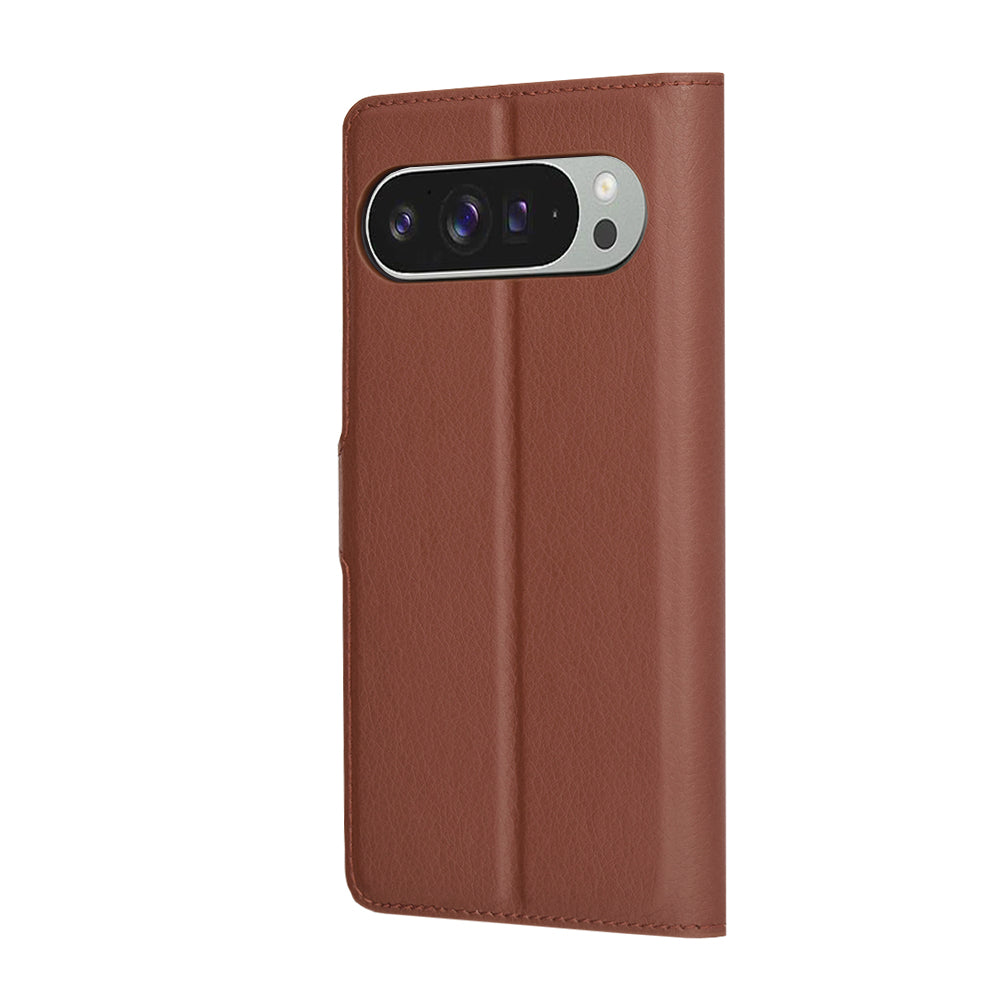 Techsuit - Leather Folio - Google Pixel 9 Pro XL - Brown