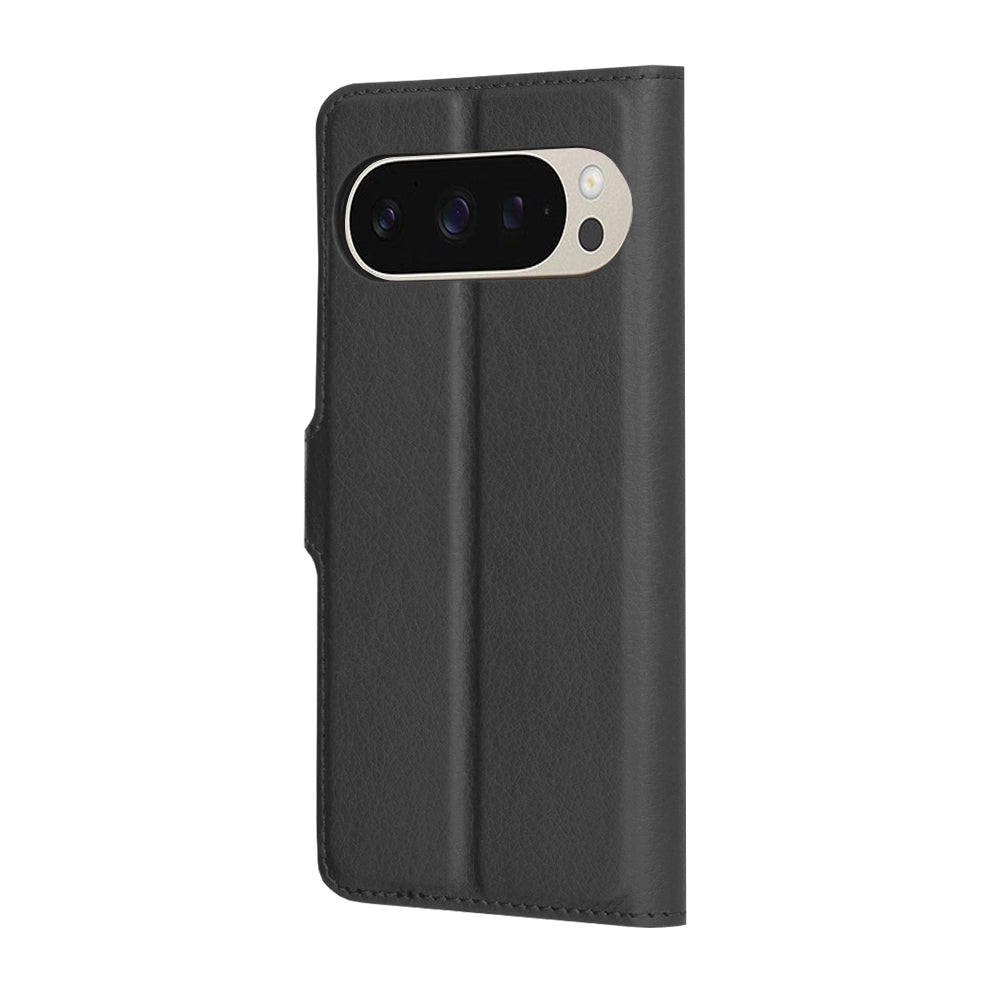 Techsuit - Leather Folio - Google Pixel 9 Pro / 9 - Black