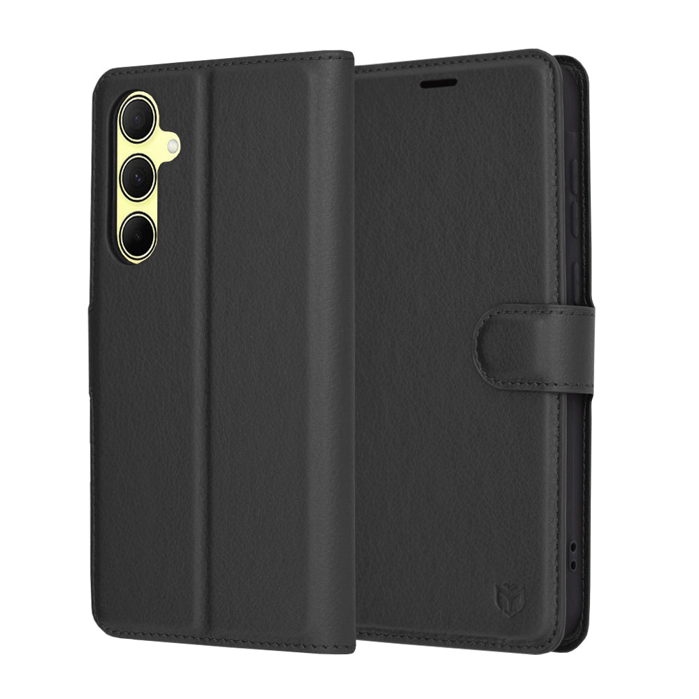 Techsuit - Leather Folio - Samsung Galaxy A35 5G - Black