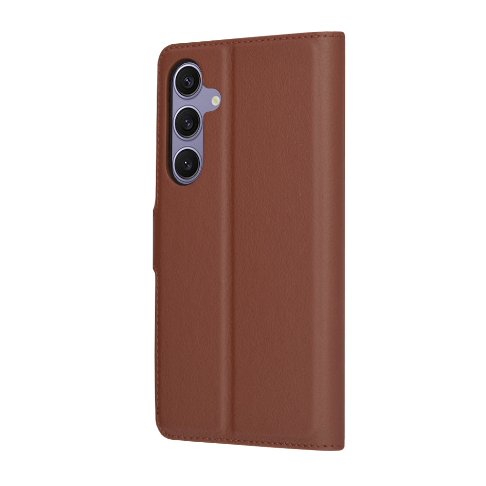 Techsuit - Leather Folio - Galaxy S24 Plus - Brown