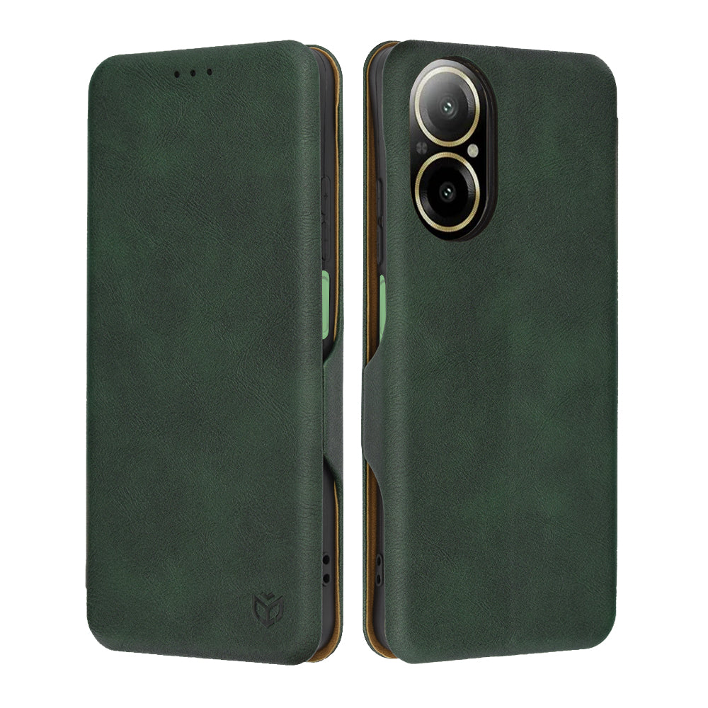 Techsuit - Safe Wallet Plus - Realme C67 4G - Green