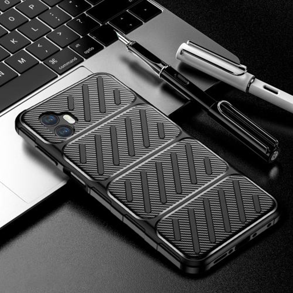 Techsuit - CarbonFiber - Galaxy Xcover7 Pro - Black