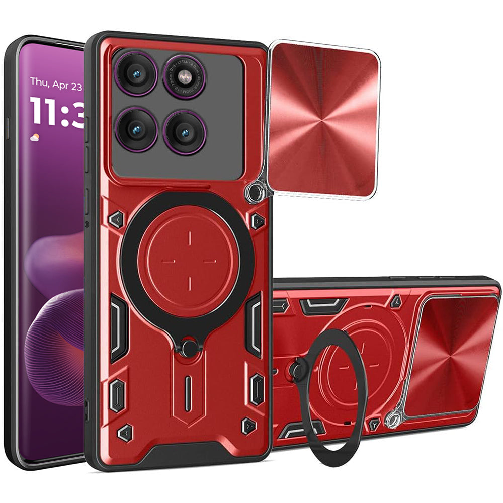 Techsuit - CamGuard Pro - Motorola Edge 60 Pro - Red