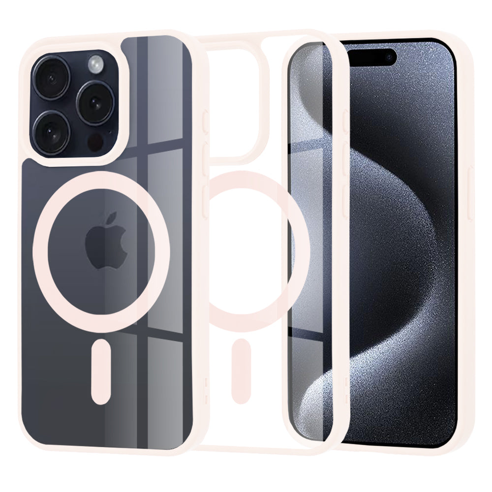Techsuit - MagSafe Pro - iPhone 15 Pro - Nude Pink