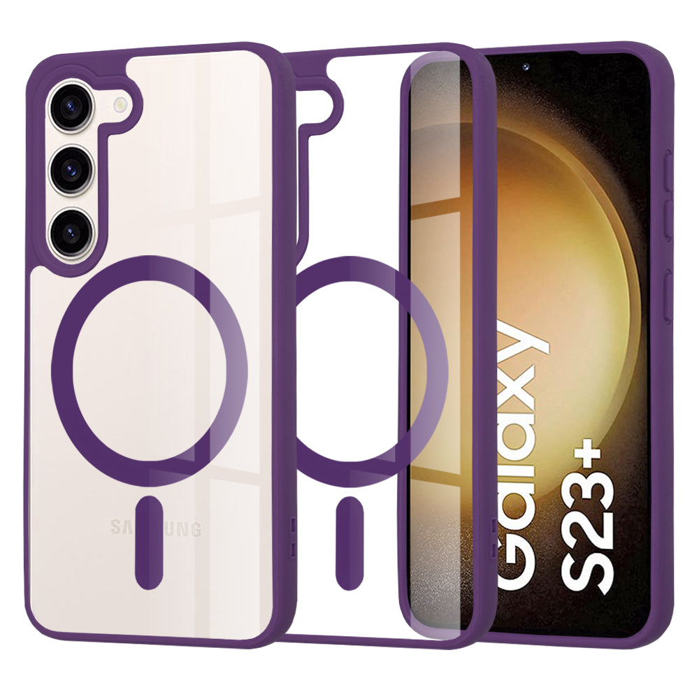Techsuit - MagSafe Pro - Samsung Galaxy S23 Plus - Purple
