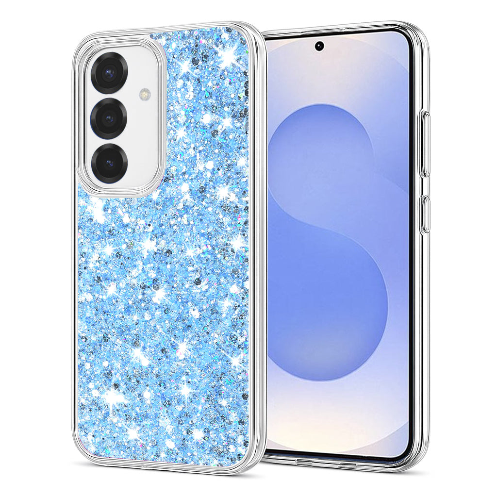Techsuit - Sparkly Glitter - Samsung Galaxy S25 - Blue