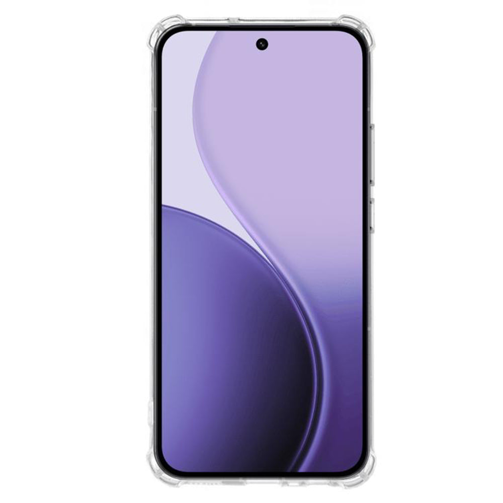 Techsuit - Shockproof Clear Silicone - Oppo Reno14 Pro - Clear