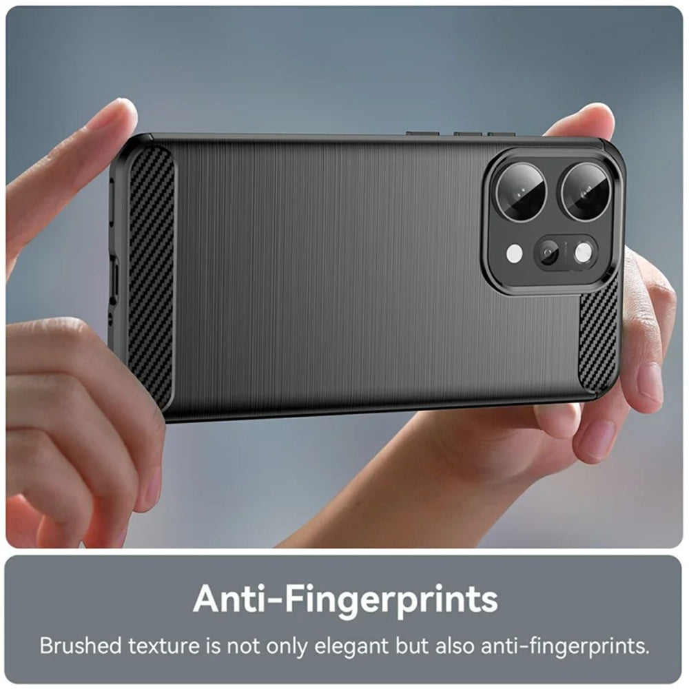 Techsuit - Carbon Silicone - Oppo Reno14 Pro - Black