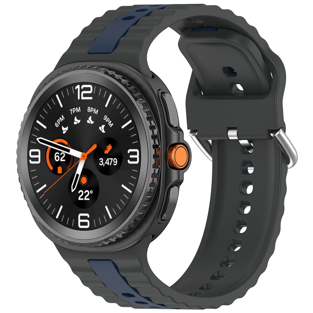 Techsuit - Watchband (W078) - Samsung Galaxy Watch8 40mm/Watch8 44mm/Watch8 Classic - Shadow Gray