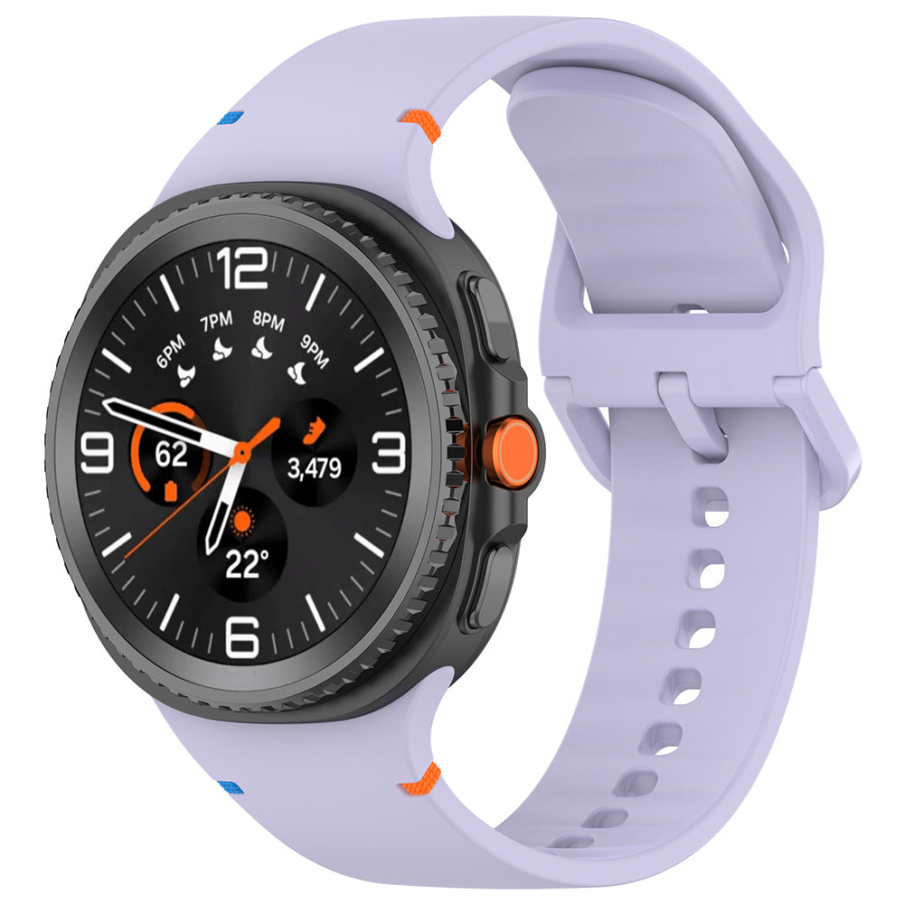 Techsuit - Watchband (W079) - Samsung Galaxy Watch8 40mm/Watch8 44mm/Watch8 Classic - Pale Lilac