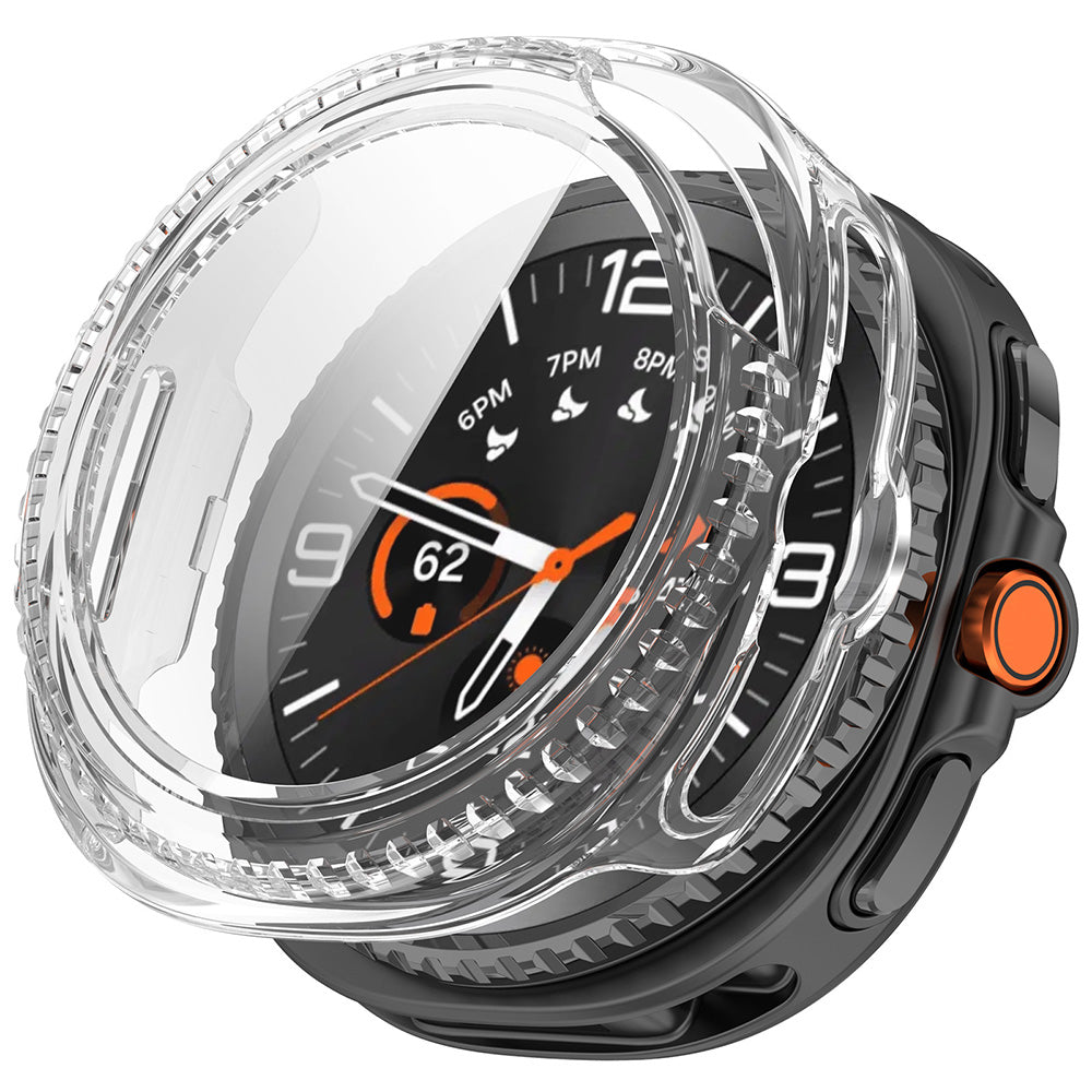 Techsuit - Defense360 Pro + Screen Protector - Samsung Galaxy Watch8 Classic - Clear