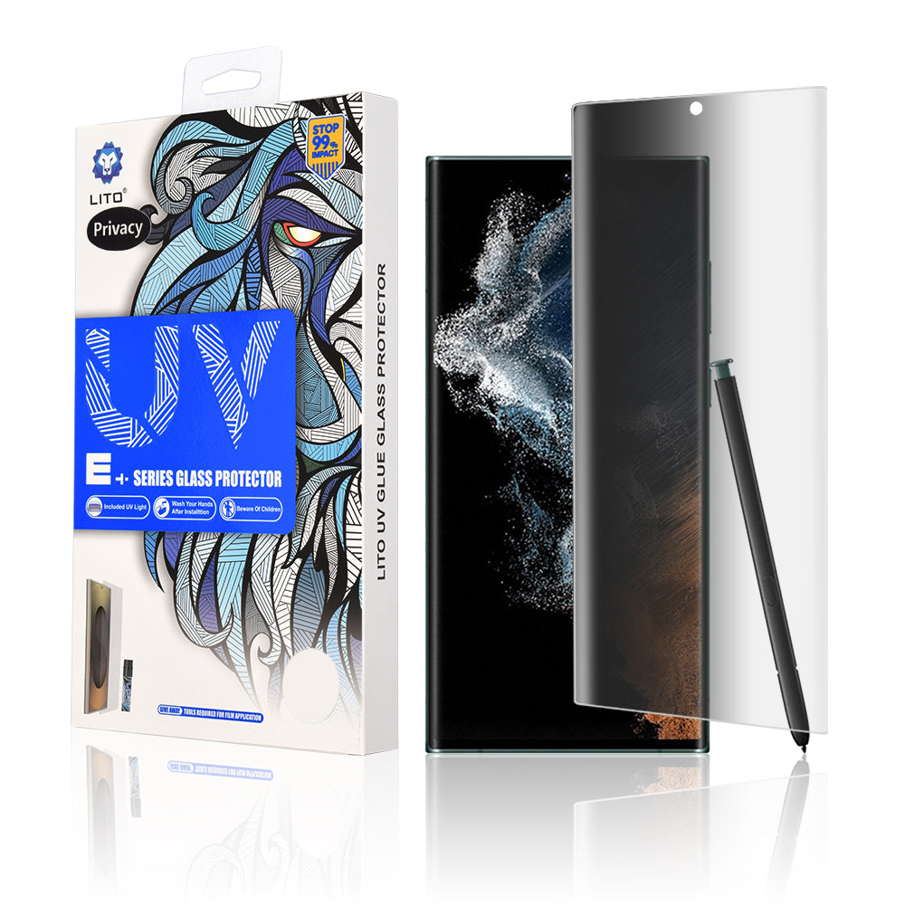 Lito - 3D UV Glass - Samsung Galaxy S22 Ultra 5G - PRIVACY