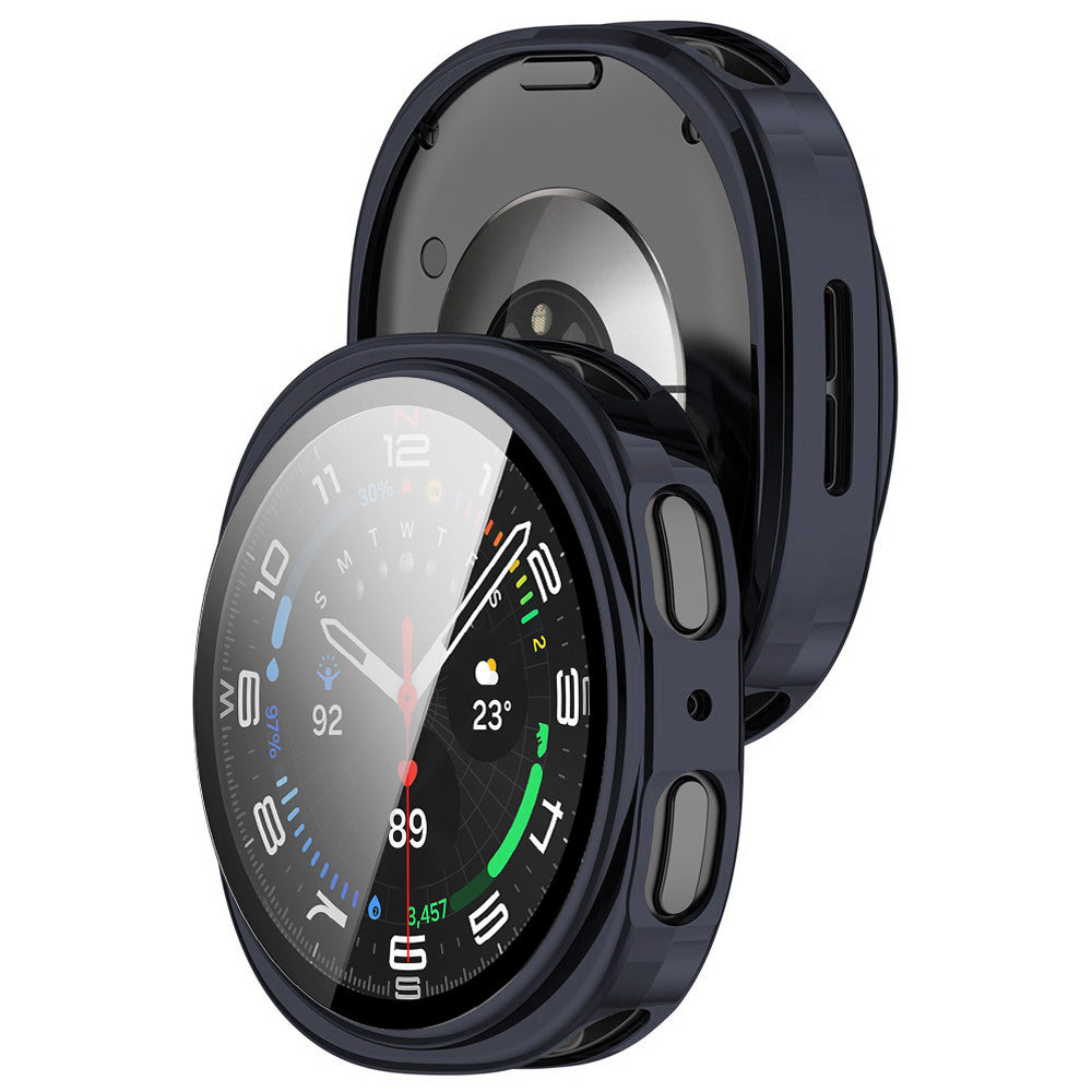 Techsuit - Defense360 Pro + Screen Protector - Galaxy Watch8 40mm - Oxford Blue