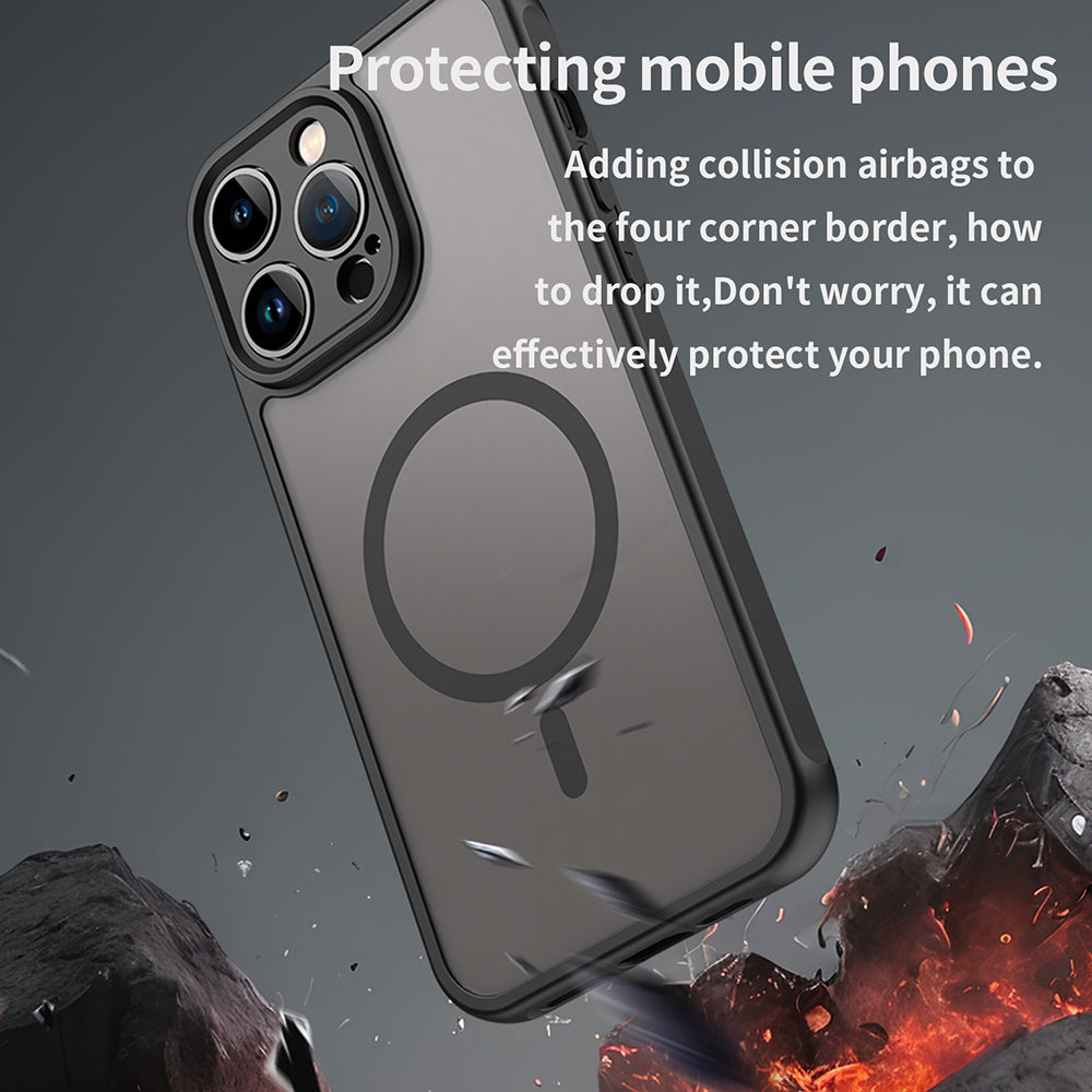 Techsuit - HaloFrost II MagSafe - iPhone 14 Pro - Black