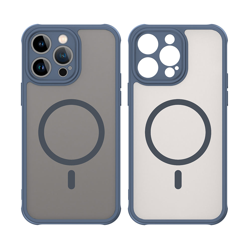 Techsuit - HaloFrost II MagSafe - iPhone 14 Pro - Navy Blue