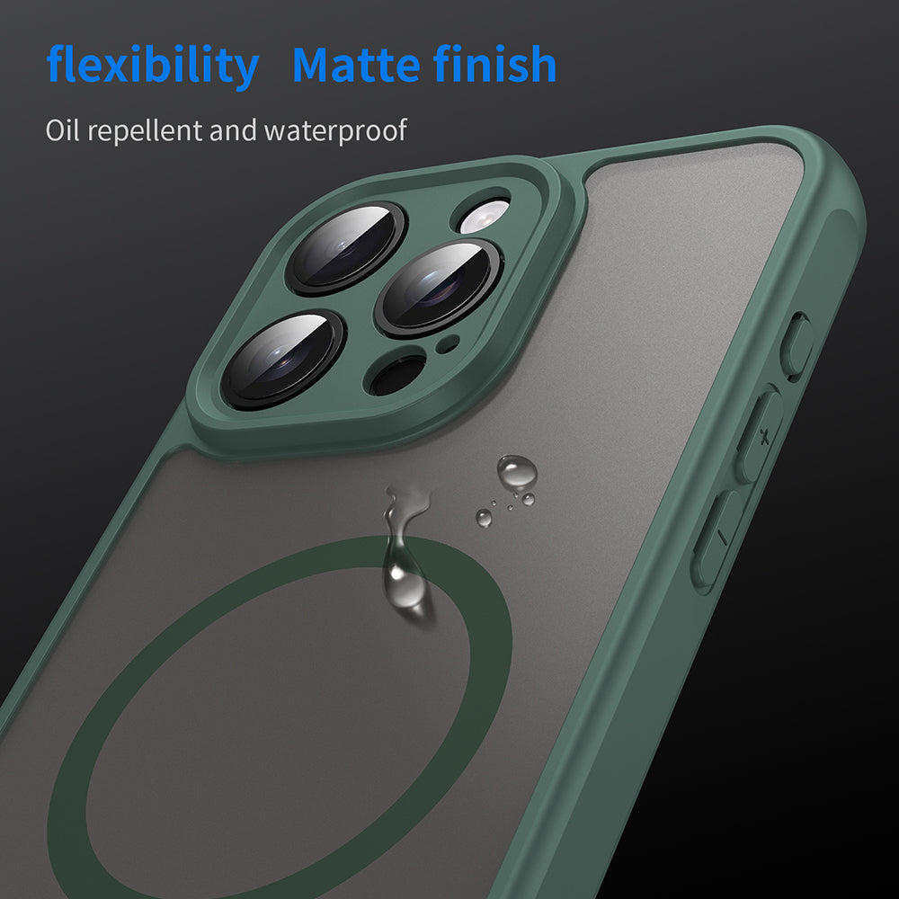 Techsuit - HaloFrost II MagSafe - iPhone 15 Pro - Green