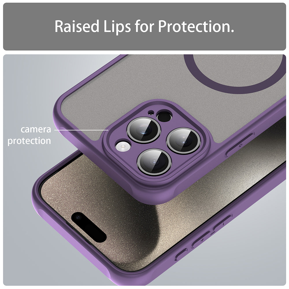 Techsuit - HaloFrost II MagSafe - iPhone 15 Pro - Purple