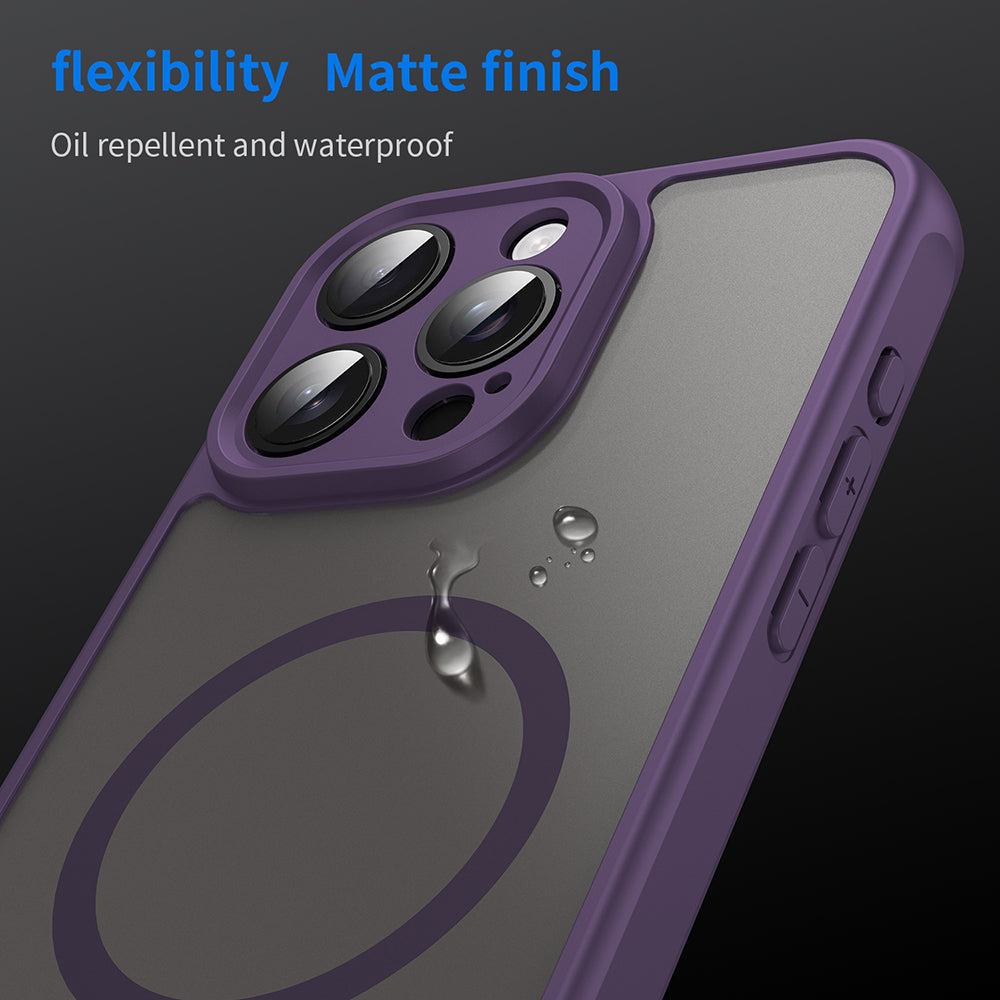 Techsuit - HaloFrost II MagSafe - iPhone 15 Pro - Purple