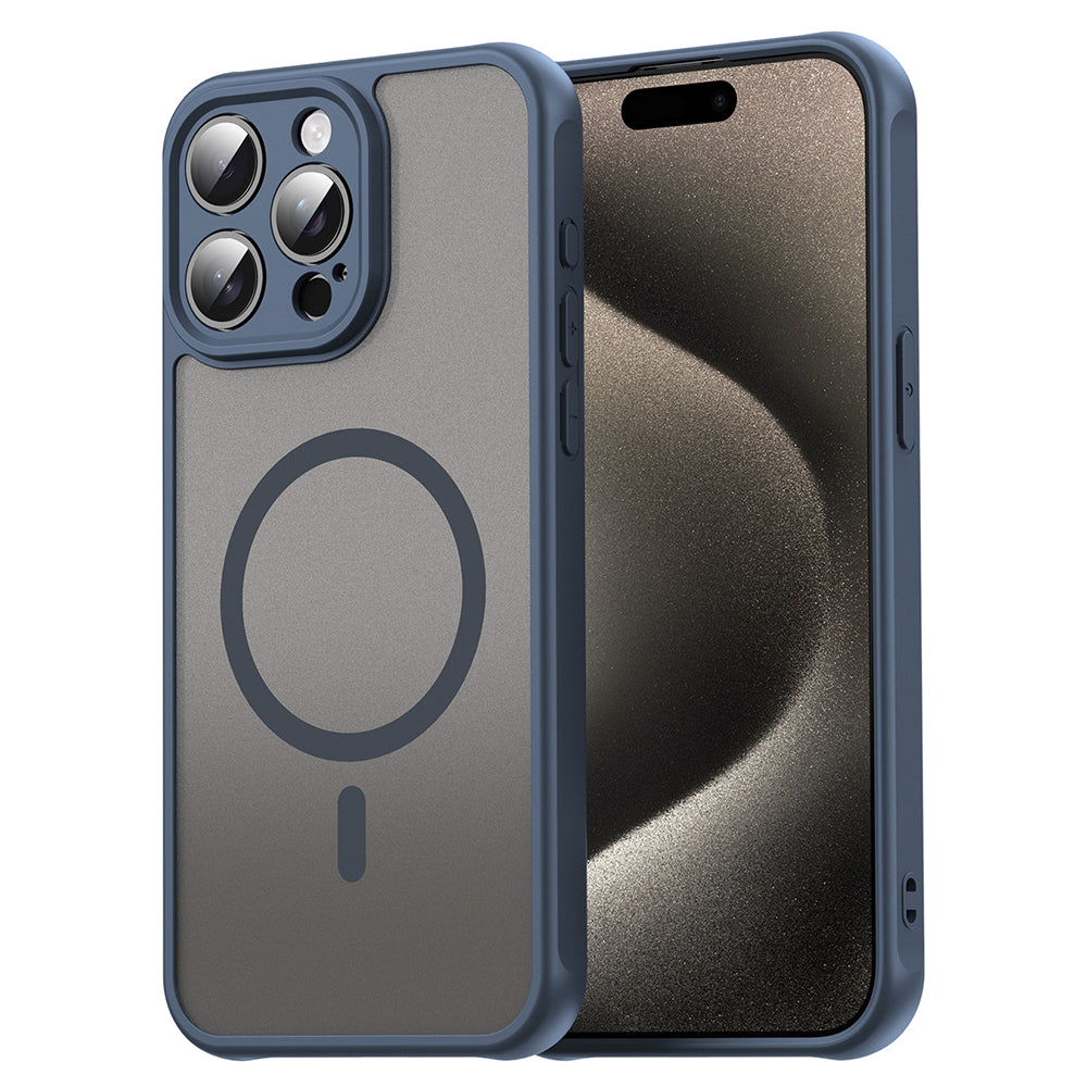 Techsuit - HaloFrost II MagSafe - iPhone 15 Pro Max - Navy Blue