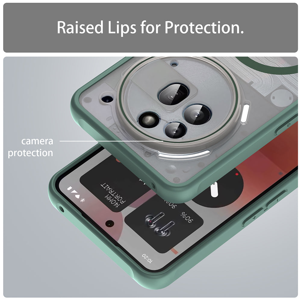 Techsuit - HaloFrost II MagSafe - Nothing Phone (3a) Pro - Green