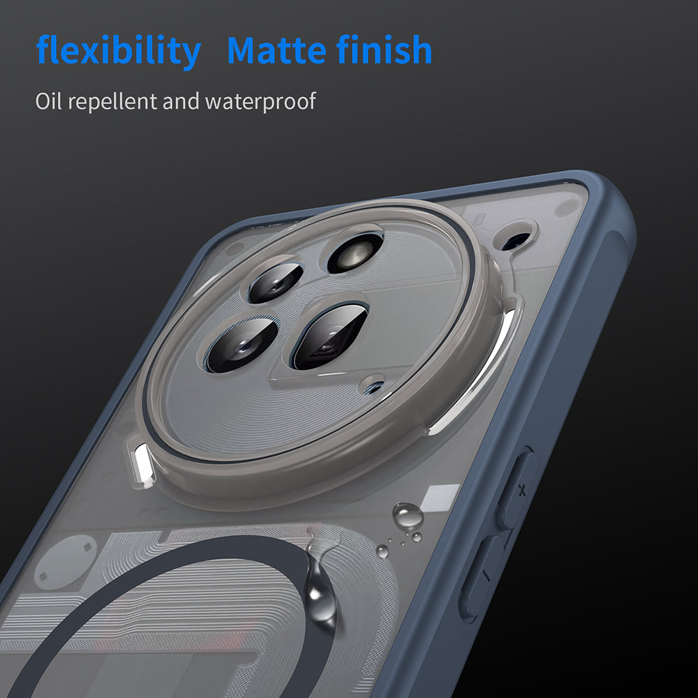 Techsuit - HaloFrost II MagSafe - Nothing Phone (3a) Pro - Navy Blue