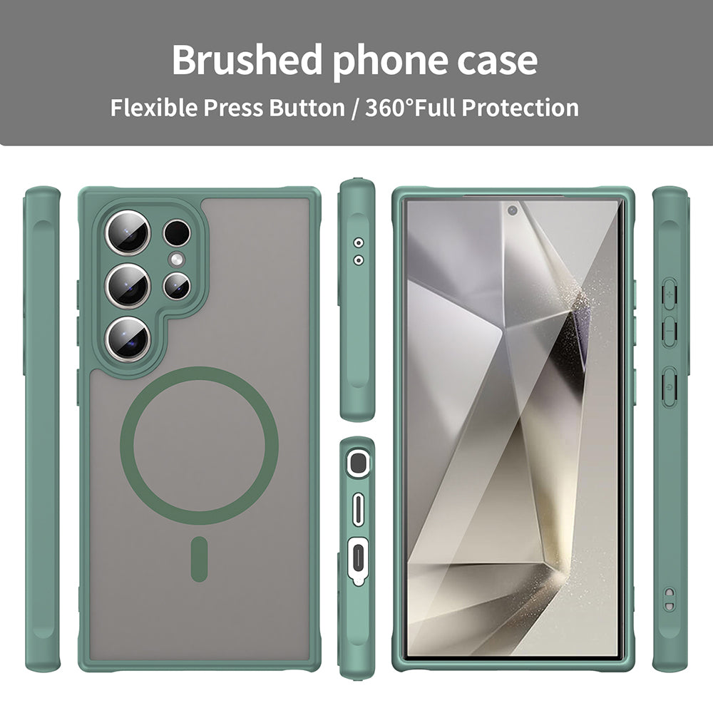 Techsuit - HaloFrost II MagSafe - Galaxy S24 Ultra - Green