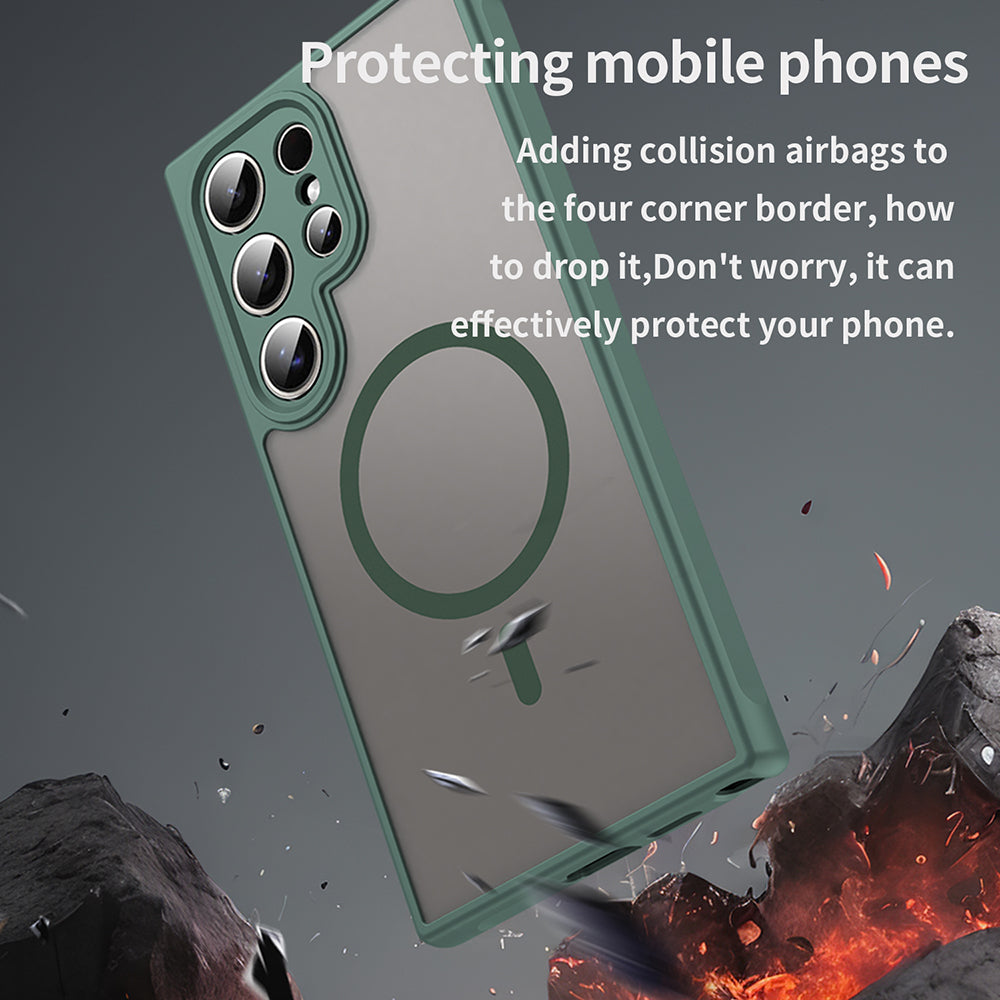 Techsuit - HaloFrost II MagSafe - Galaxy S24 Ultra - Green