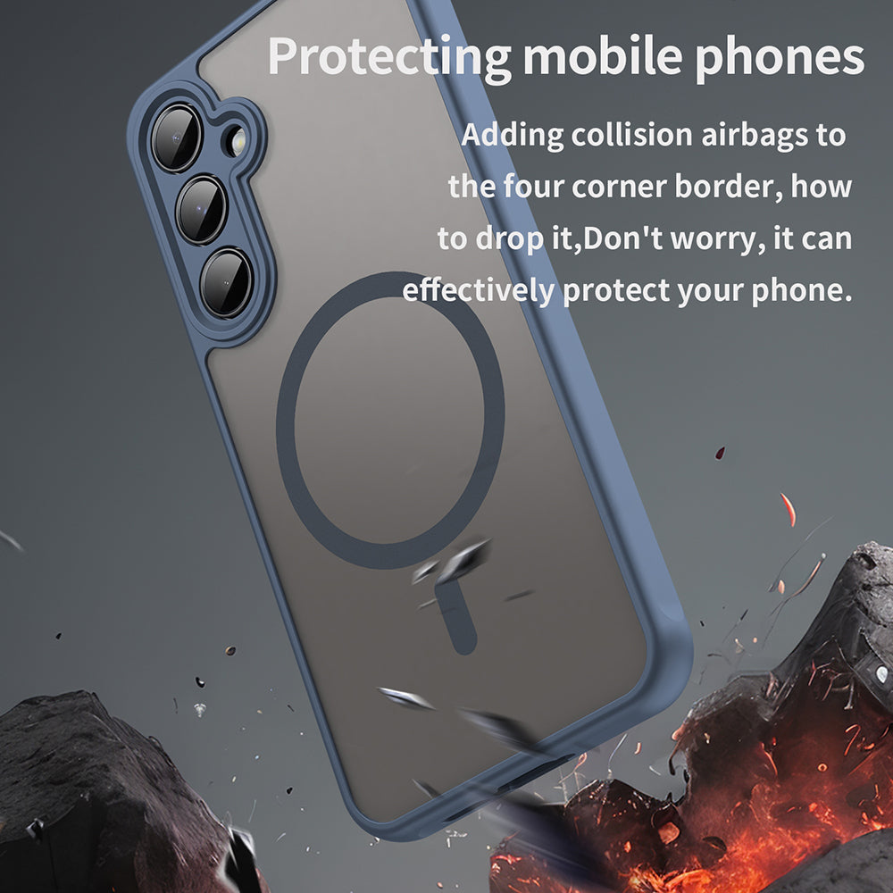 Techsuit - HaloFrost II MagSafe - Galaxy A35 5G - Navy Blue