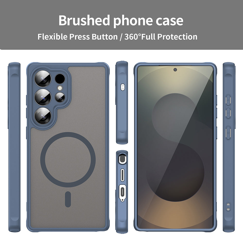 Techsuit - HaloFrost II MagSafe - Galaxy S25 Ultra - Navy Blue