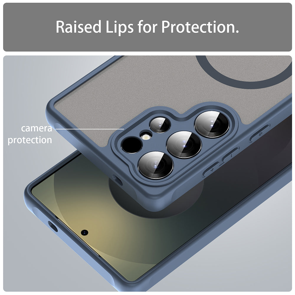 Techsuit - HaloFrost II MagSafe - Galaxy S25 Ultra - Navy Blue