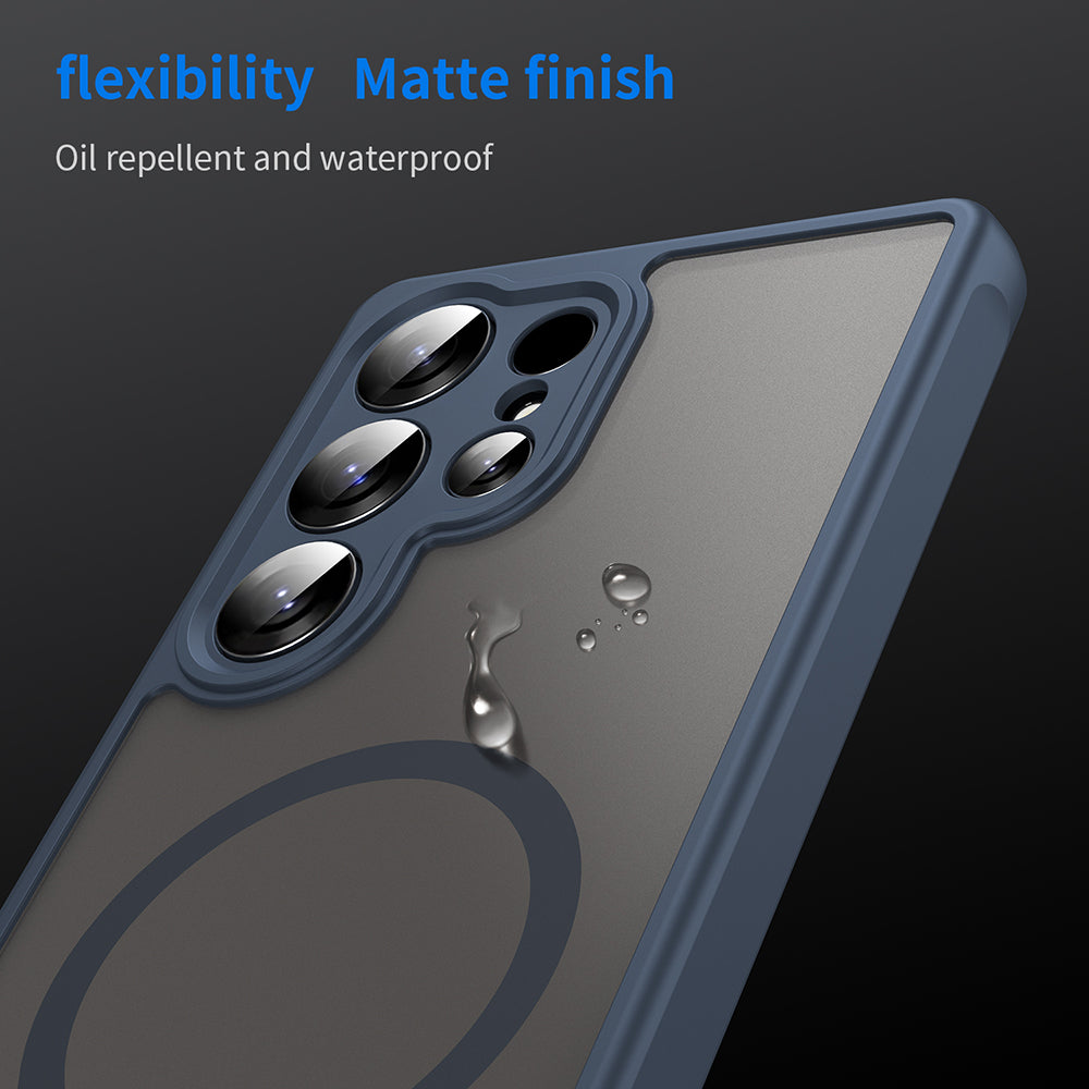 Techsuit - HaloFrost II MagSafe - Galaxy S25 Ultra - Navy Blue