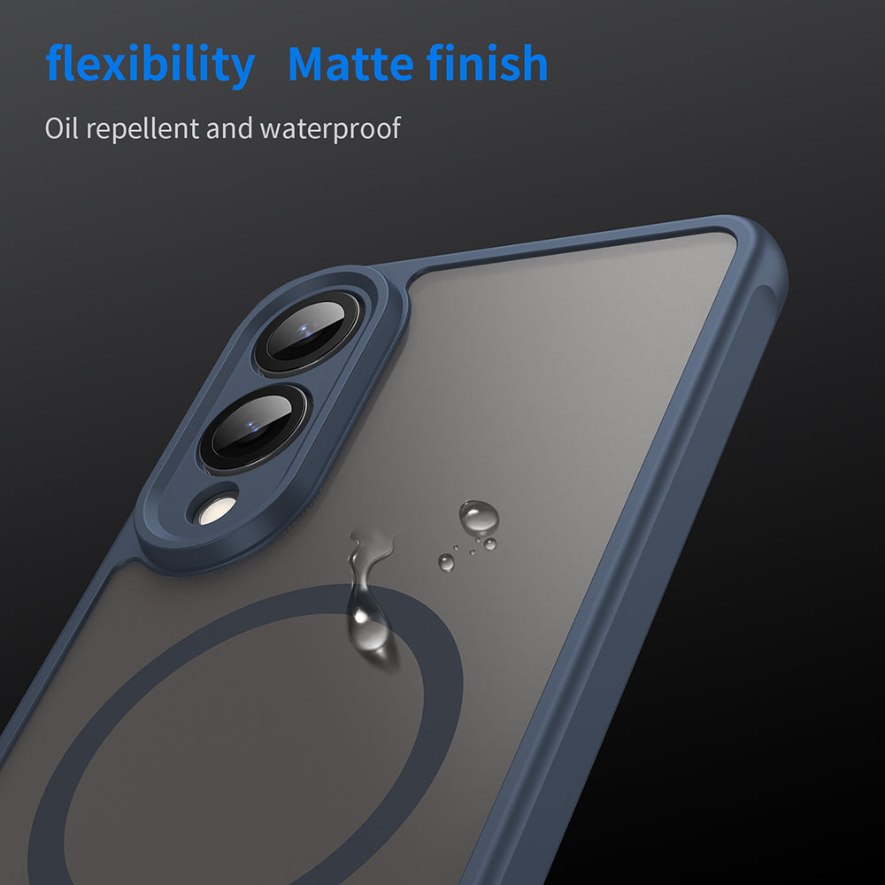 Techsuit - HaloFrost II MagSafe - Galaxy S25 Edge - Navy Blue