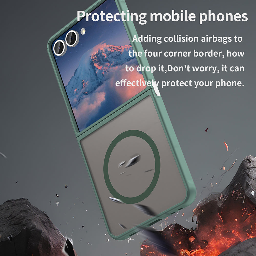 Techsuit - HaloFrost II MagSafe - Galaxy Z Flip7 - Green