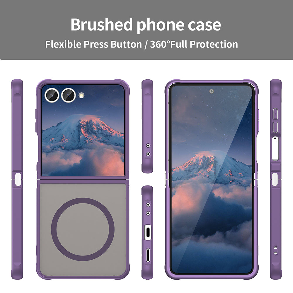 Techsuit - HaloFrost II MagSafe - Galaxy Z Flip7 - Purple