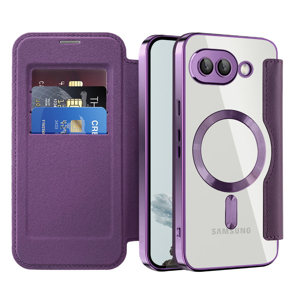 Techsuit - SmartMag Book Case - Google Pixel 9a - Purple