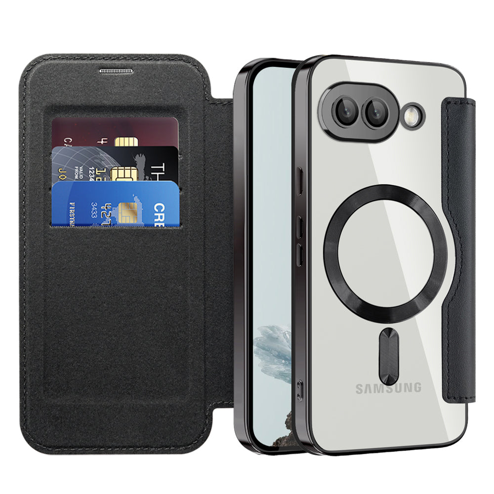 Techsuit - SmartMag Book Case - Google Pixel 9a - Black