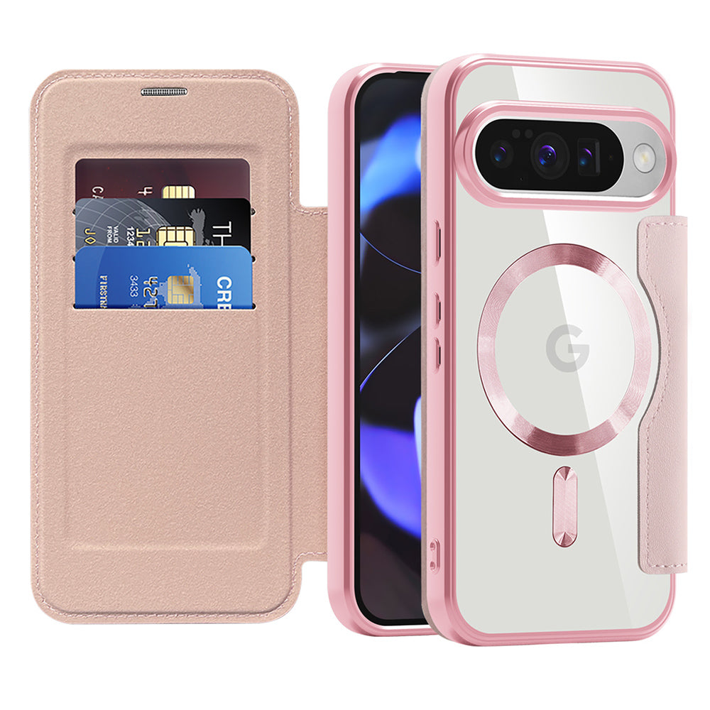 Techsuit - SmartMag Book Case - Google Pixel 10 / 10 Pro - Pink