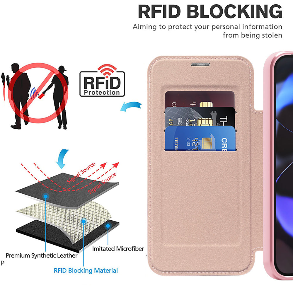 Techsuit - SmartMag Book Case - Google Pixel 10 / 10 Pro - Pink