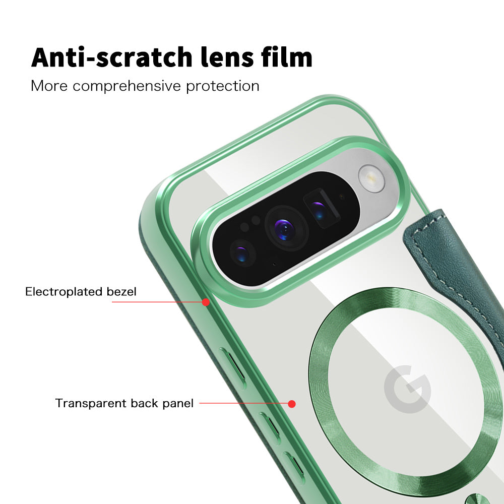 Techsuit - SmartMag Book Case - Google Pixel 10 / 10 Pro - Green