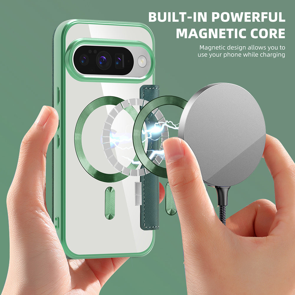 Techsuit - SmartMag Book Case - Google Pixel 10 / 10 Pro - Green