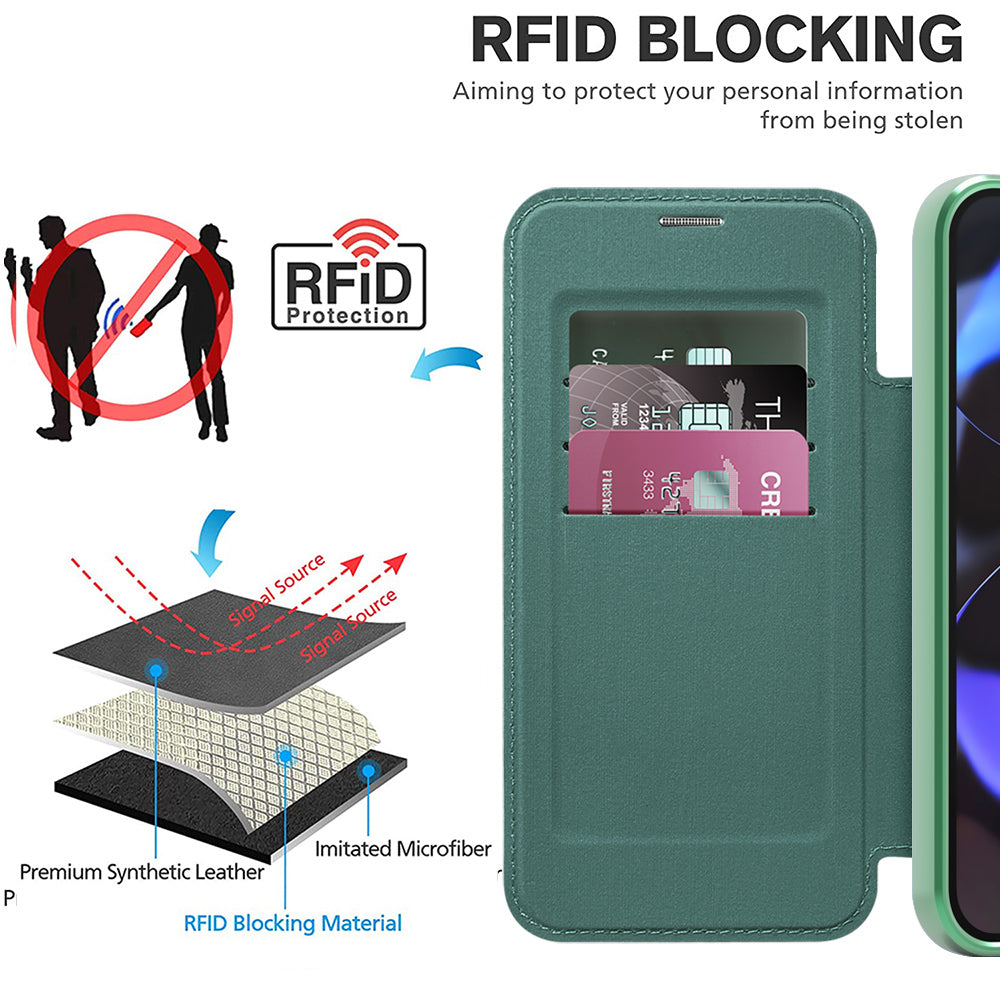 Techsuit - SmartMag Book Case - Google Pixel 10 / 10 Pro - Green