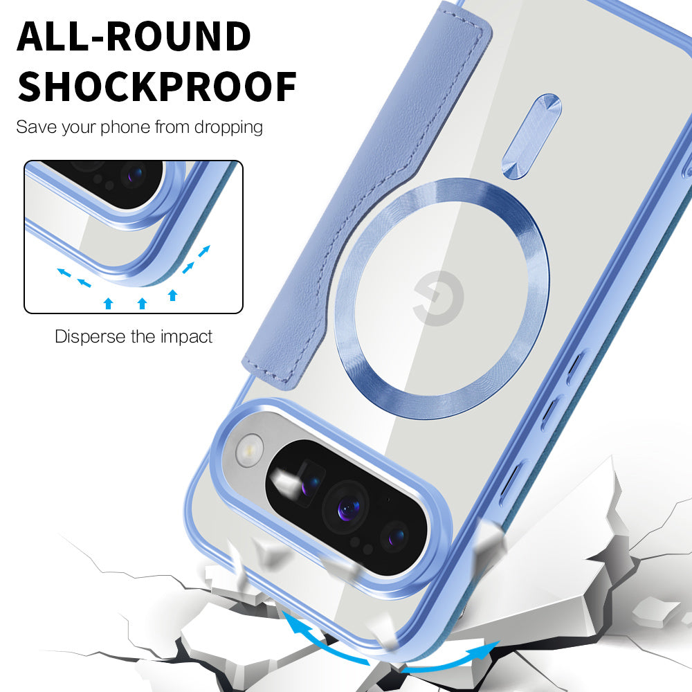 Techsuit - SmartMag Book Case - Google Pixel 10 / 10 Pro - Light Blue