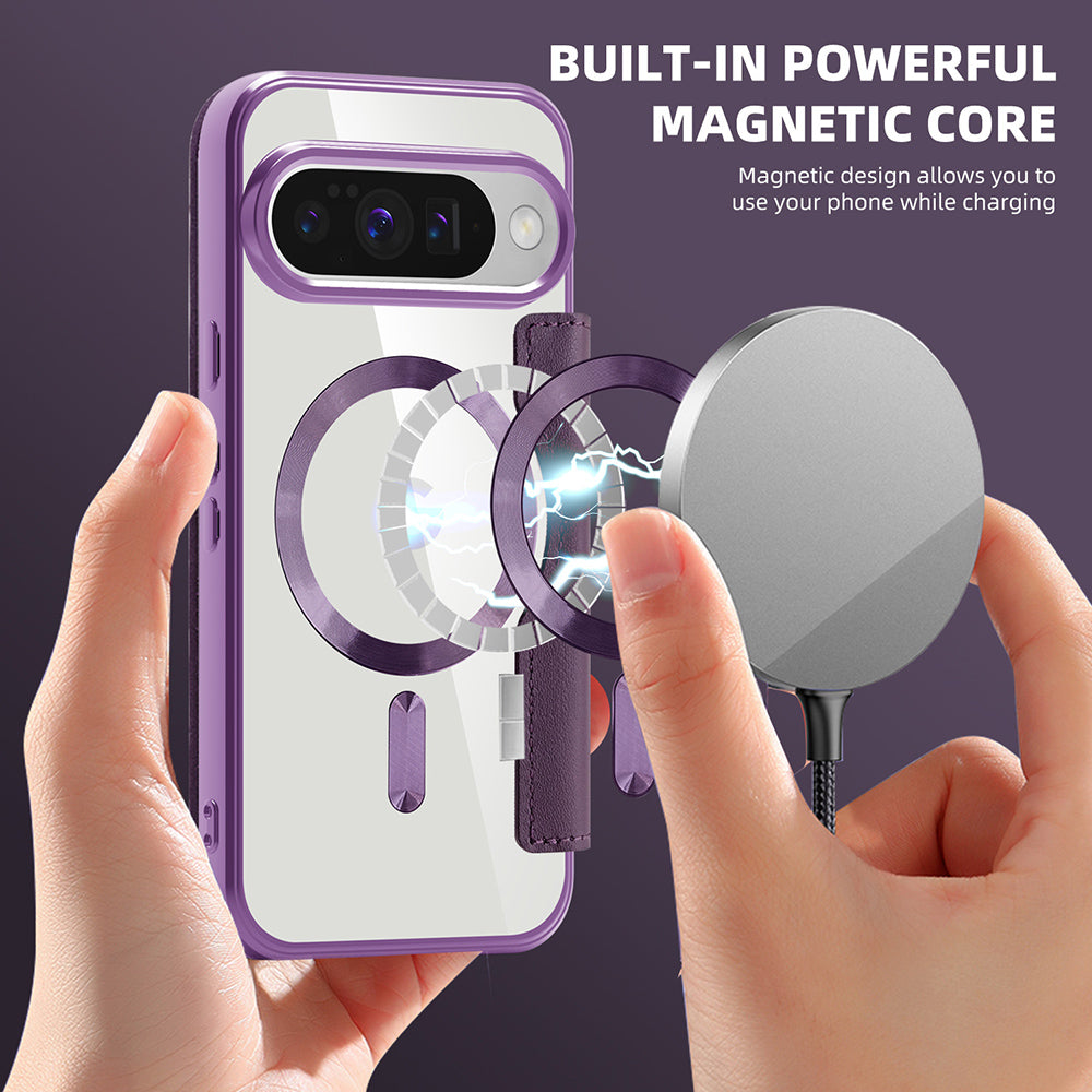 Techsuit - SmartMag Book Case - Google Pixel 10 Pro XL - Purple