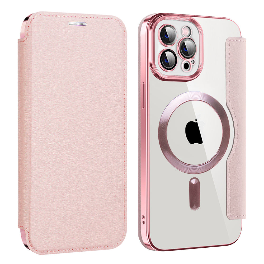 Techsuit - SmartMag Book Case - iPhone 12 Pro - Pink