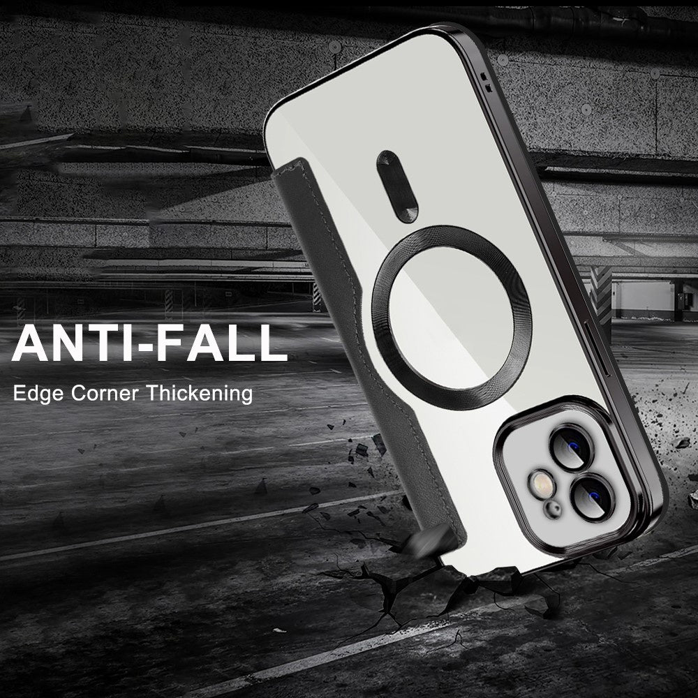 Techsuit - SmartMag Book Case - iPhone 12 - Blue