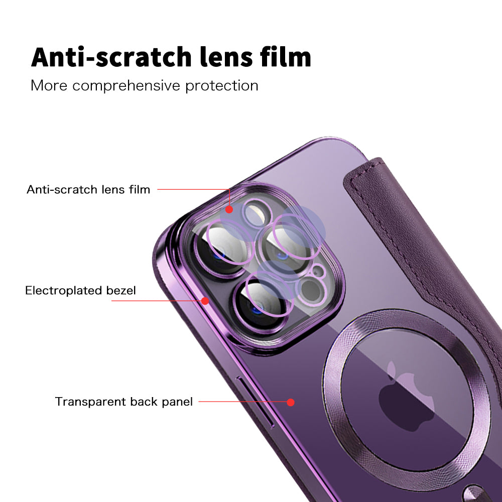 Techsuit - SmartMag Book Case - iPhone 14 Pro Max - Purple
