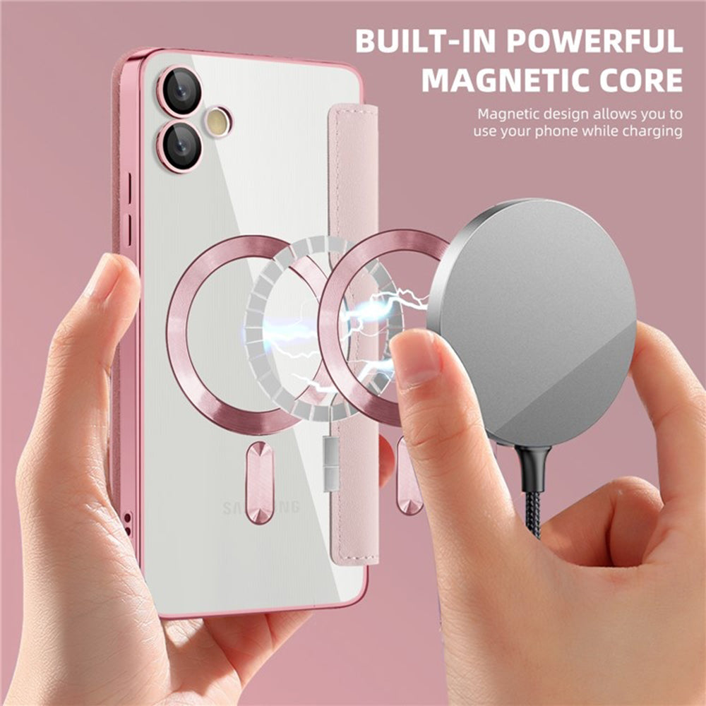 Techsuit - SmartMag Book Case - Galaxy A05 - Pink