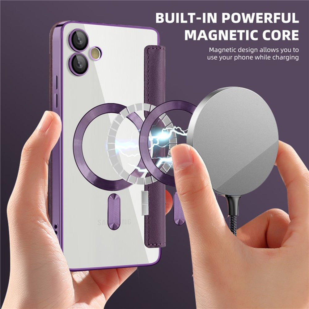 Techsuit - SmartMag Book Case - Galaxy A05 - Purple